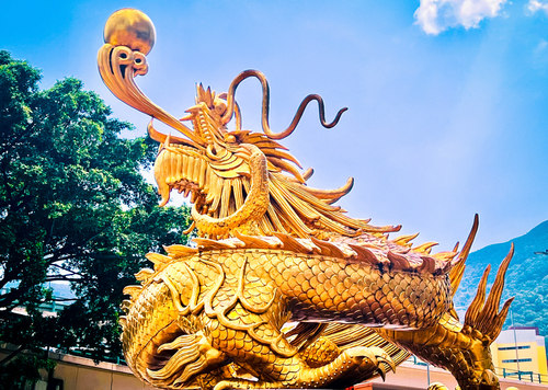 Traces of the Dragon in Hong Kong (1): Panlong Hui Rui - Postcard 