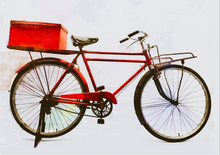 將圖片載入圖庫檢視器 香港郵政古董派遞單車 - 明信片